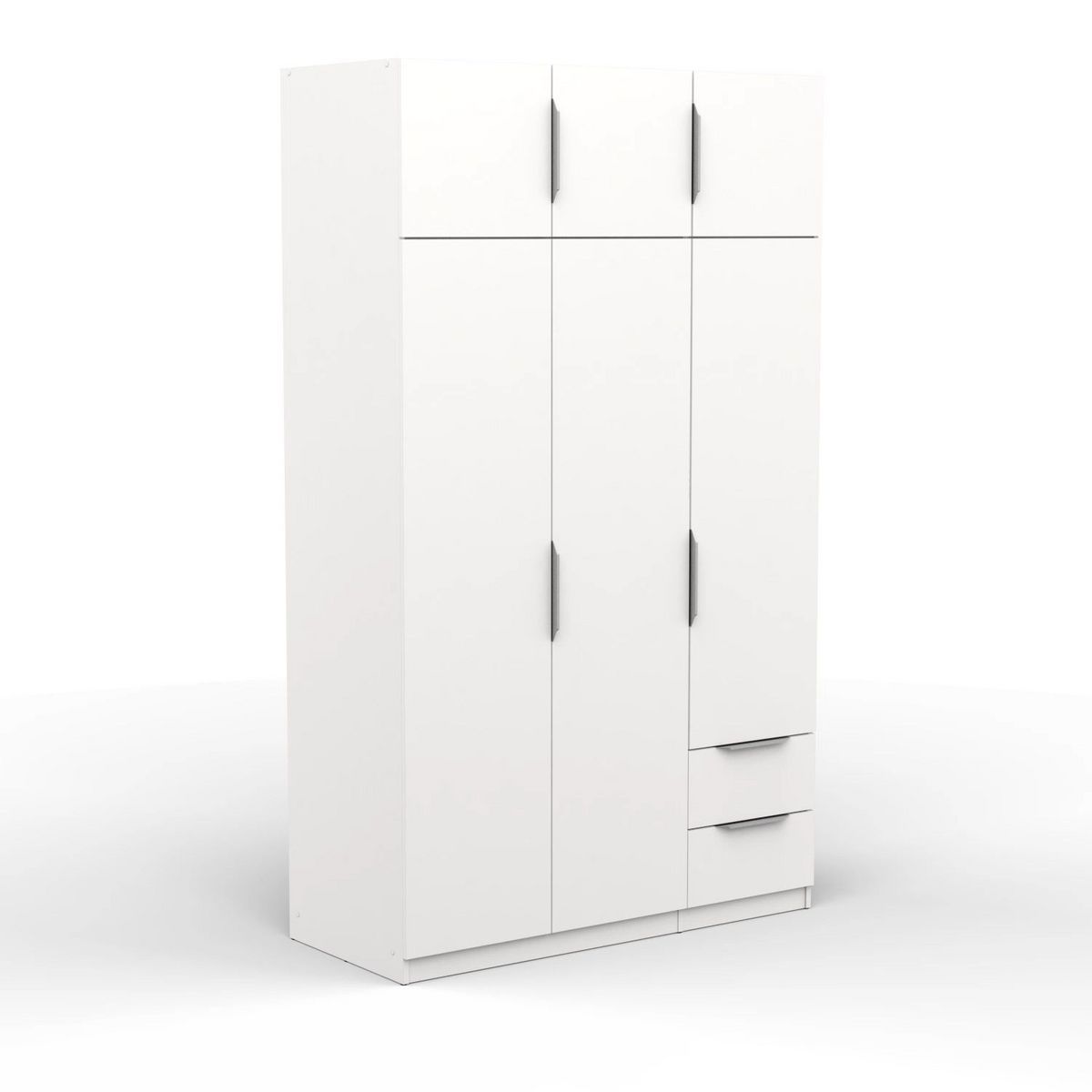 Armoire 6 portes 2 tiroirs L119 cm THIBAULT