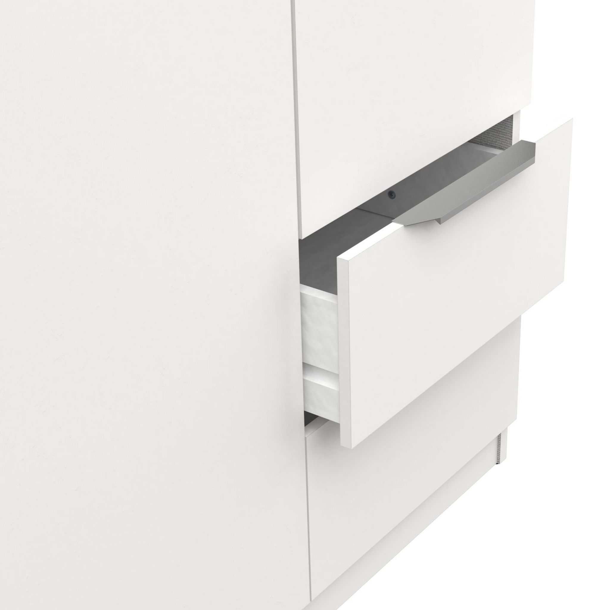 Voir la diapositive 3 : Armoire 6 portes 2 tiroirs L119 cm THIBAULT