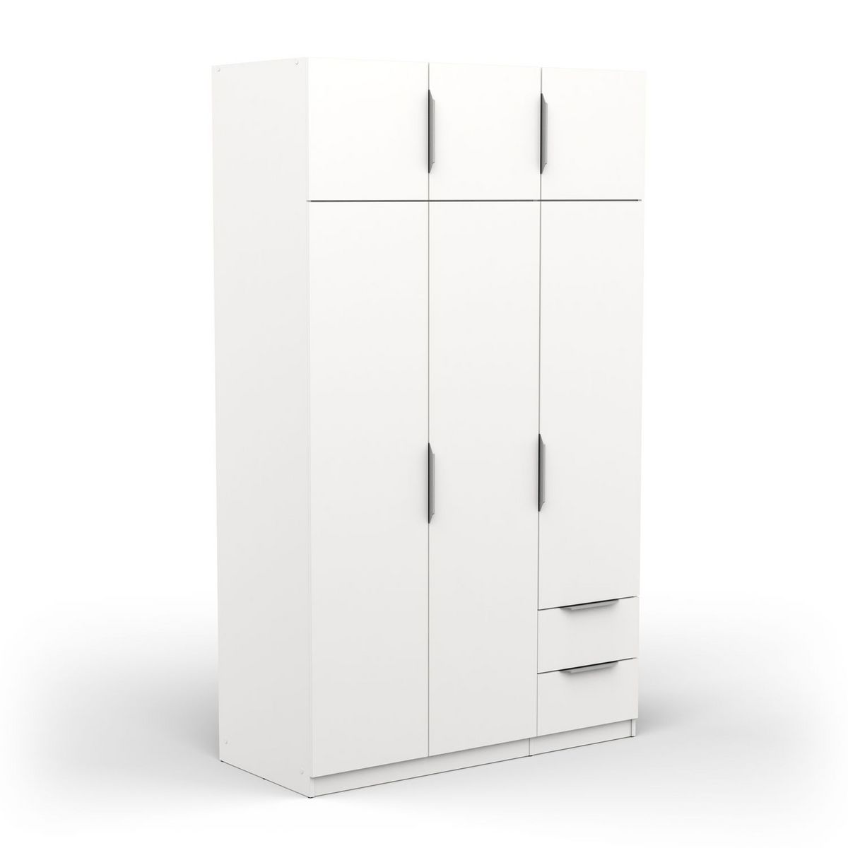 Armoire 6 portes 2 tiroirs L119 cm THIBAULT