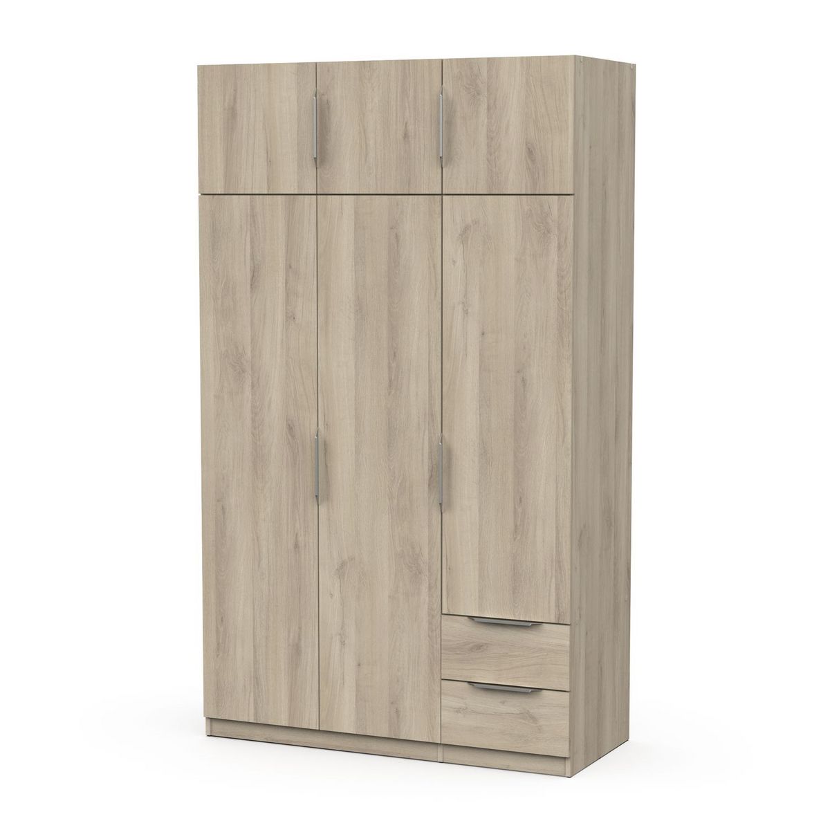 Armoire 6 portes 2 tiroirs L119 cm THIBAULT