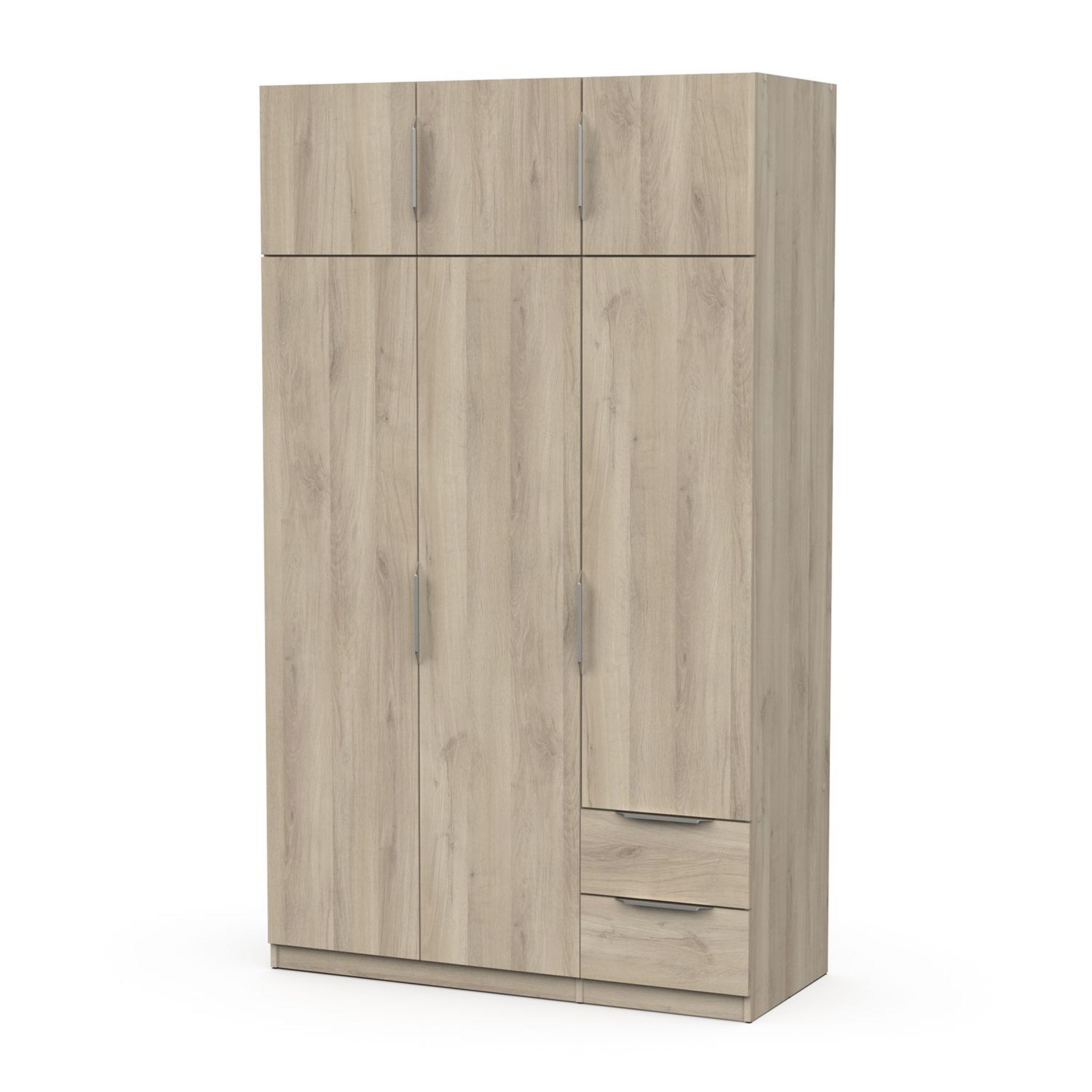 Voir la diapositive 6 : Armoire 6 portes 2 tiroirs L119 cm THIBAULT
