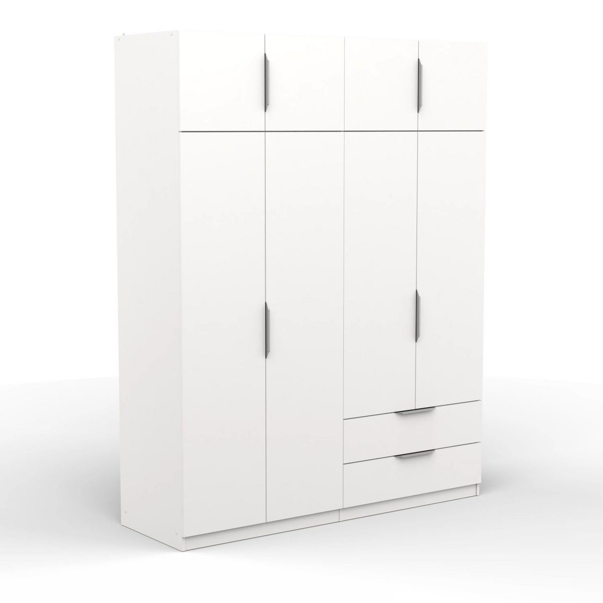 Armoire 8 portes 2 tiroirs L157 cm THIBAULT