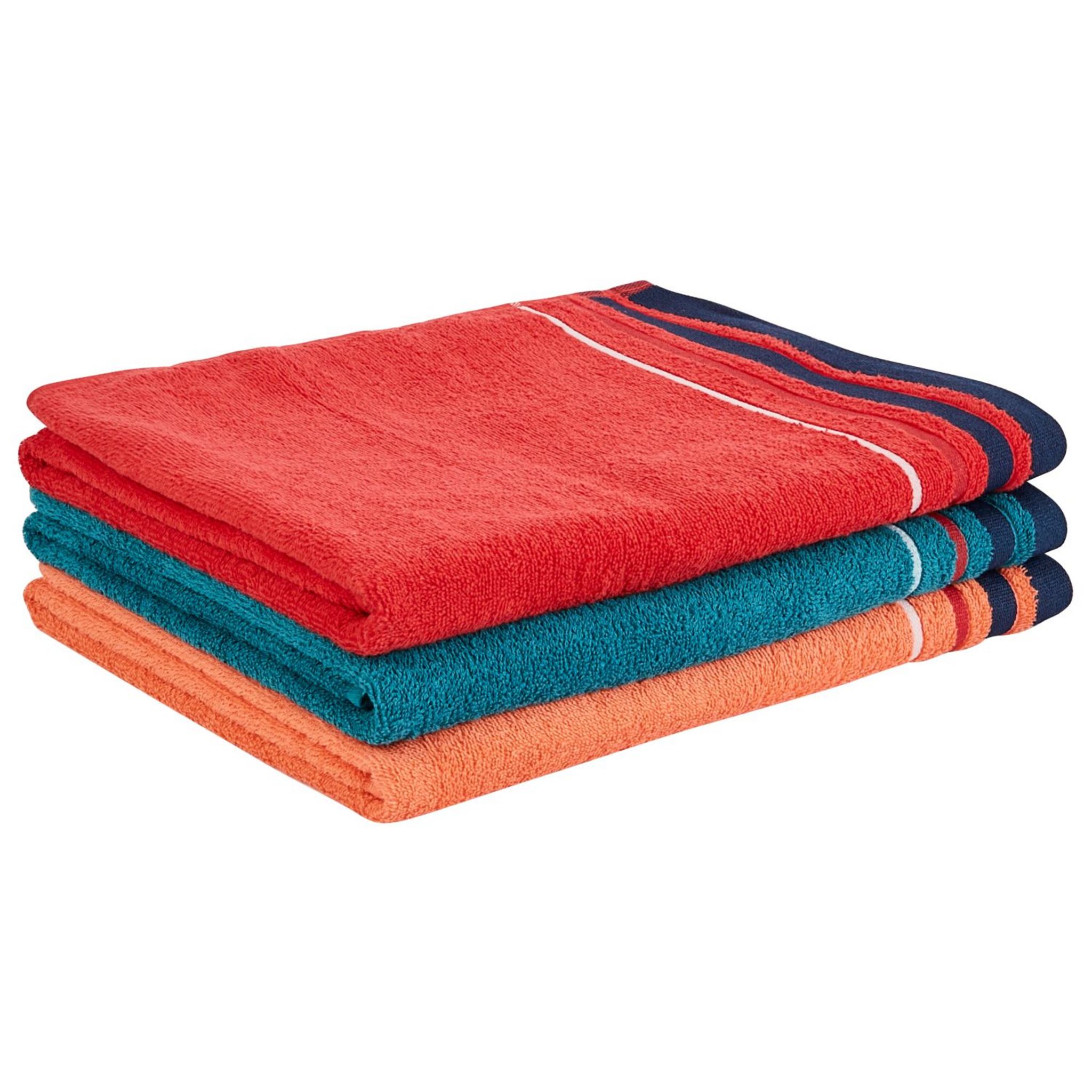 Voir la diapositive 2 : ACTUEL Drap de plage uni en coton SOCOA