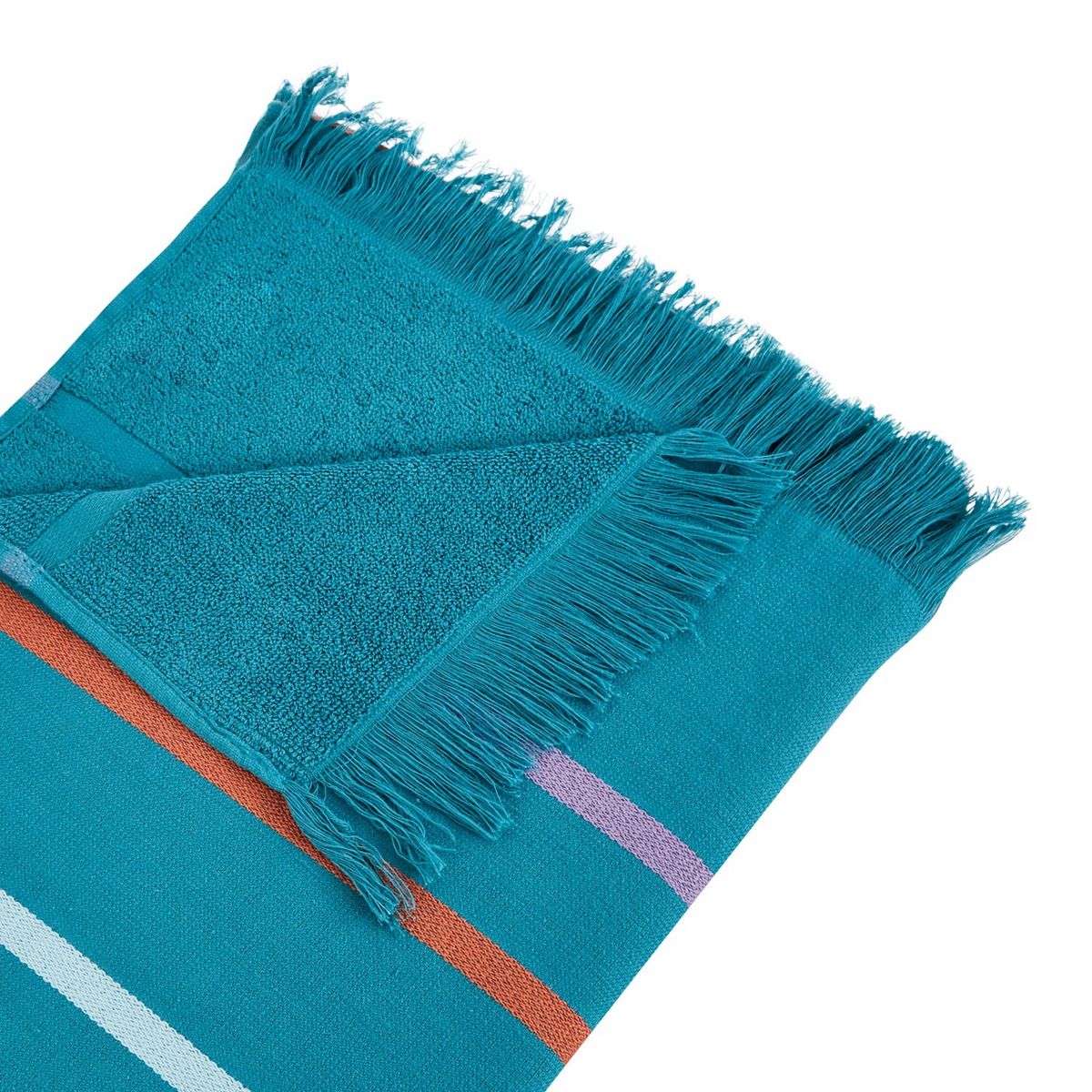 ACTUEL Foutah de plage unie en coton BALI