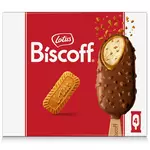 LOTUS Biscoff Glace bâtonnets  Speculoos Chocolat au lait 4x90ml 284g