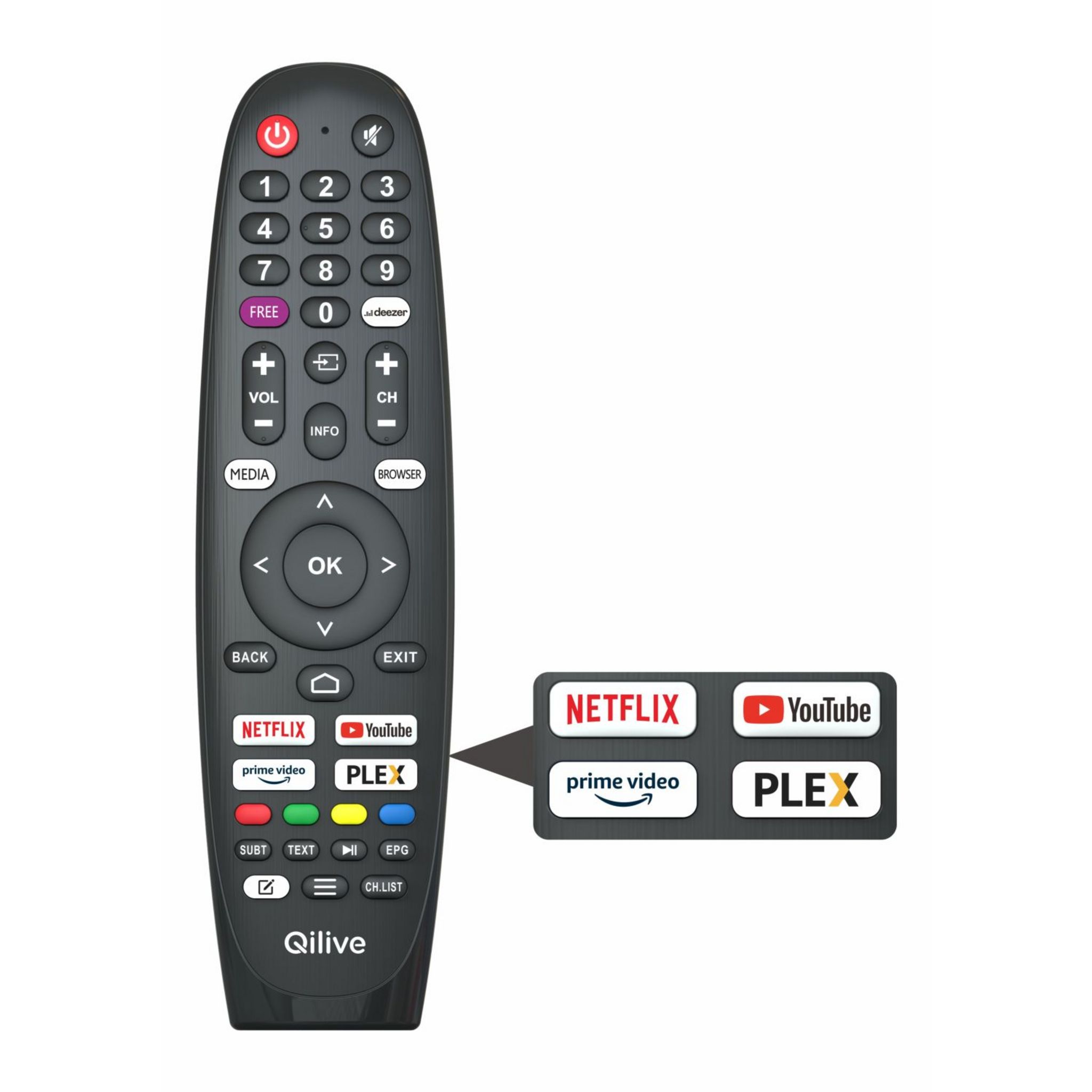 Voir la diapositive 8 : QILIVE Q65US241B TV DLED UHD 164 cm Smart TV