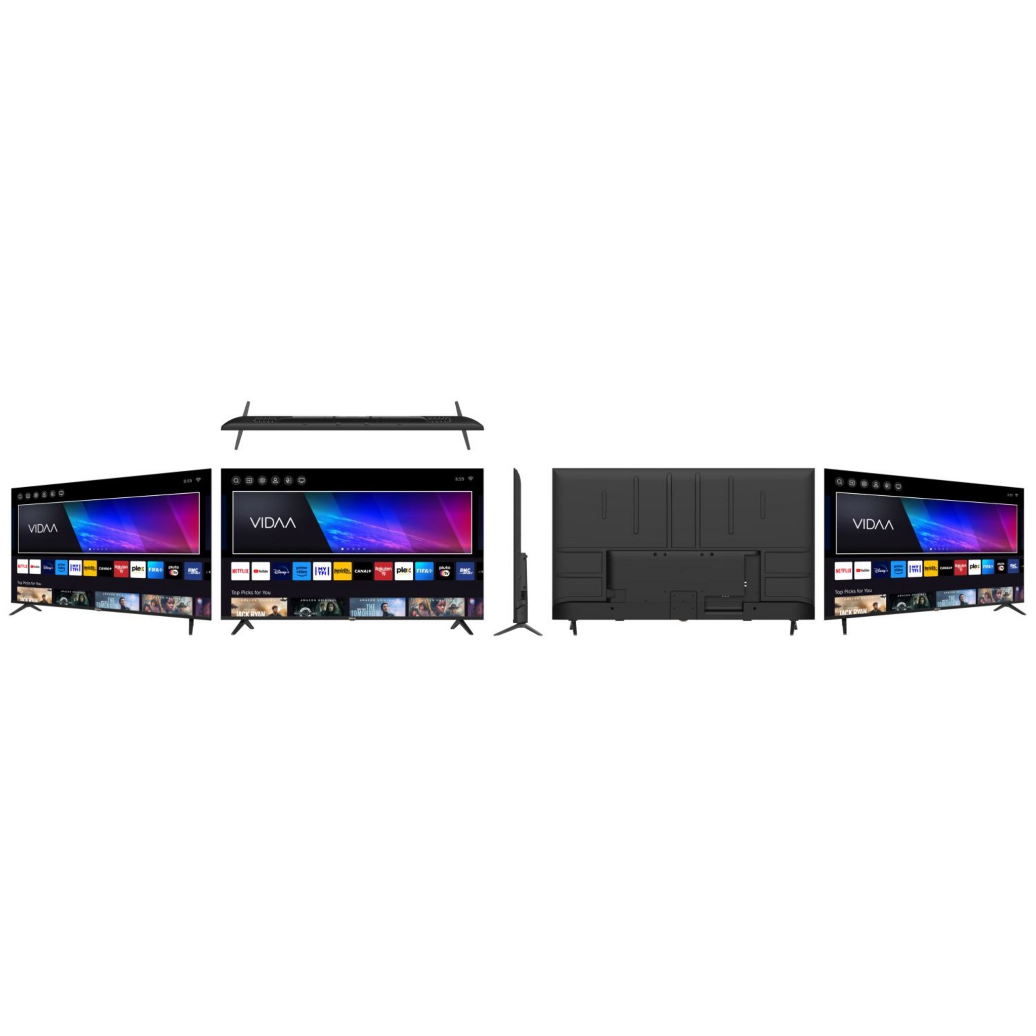 Voir la diapositive 3 : QILIVE Q65US241B TV DLED UHD 164 cm Smart TV