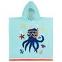 Voir la diapositive 1 : ACTUEL Poncho de bain enfant en velours tissé OCTOPUS