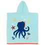 Voir la diapositive 2 : ACTUEL Poncho de bain enfant en velours tissé OCTOPUS