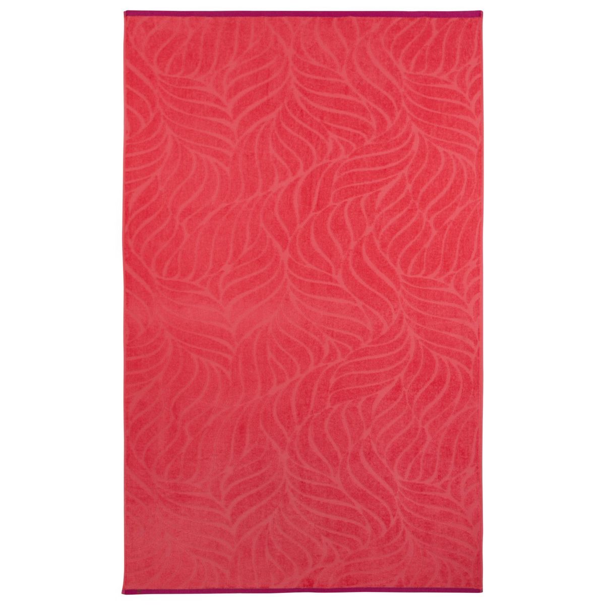 ACTUEL Drap de plage fantaisie en velours tissé INDIGO