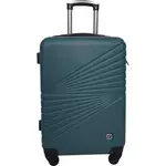AIRPORT Grande valise à roulettes rigide SPOTLIGHT (compacteur inclus) bleu foncé 60x40x23cm