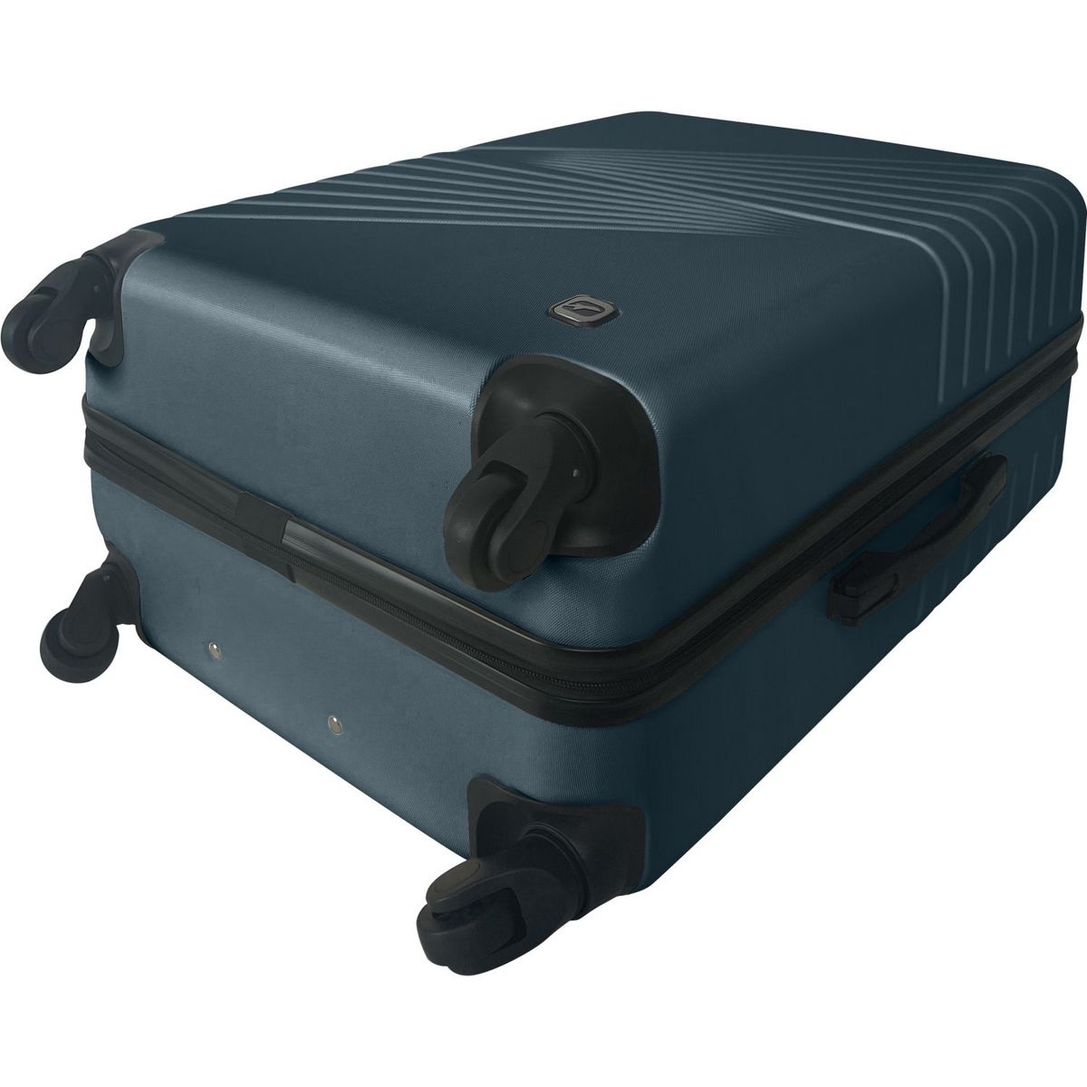 AIRPORT Grande valise soute à roulettes rigide SPOTLIGHT (compacteur inclus) bleu foncé 70x45x27cm