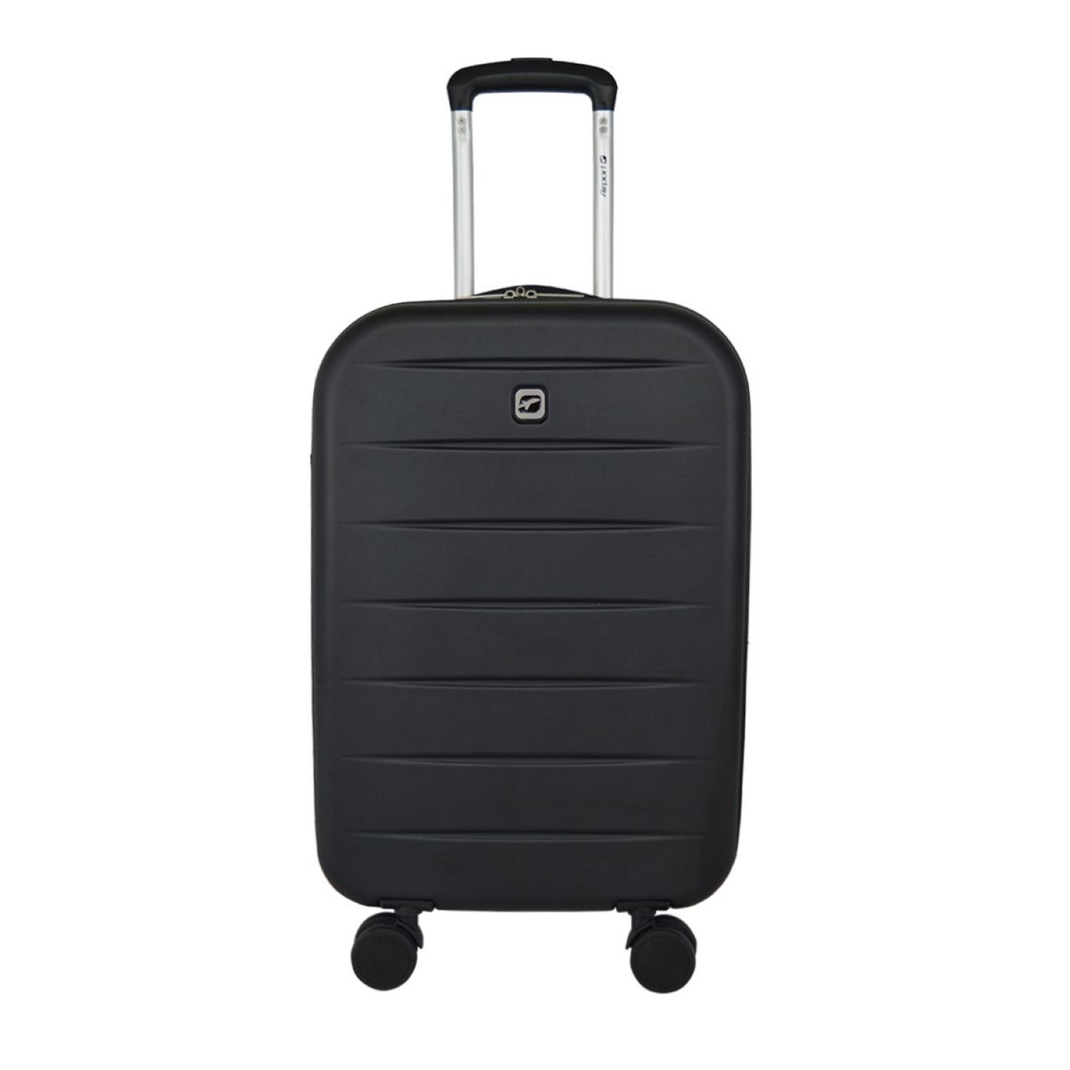 AIRPORT Valise cabine pliable (extensible de 9 à 20 cm) à roulettes rigide noire 55x35x9-20cm