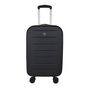 Voir la diapositive 8 : AIRPORT Valise cabine pliable (extensible de 9 à 20 cm) à roulettes rigide noire 55x35x9-20cm