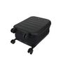 Voir la diapositive 4 : AIRPORT Valise cabine pliable (extensible de 9 à 20 cm) à roulettes rigide noire 55x35x9-20cm