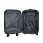 Voir la diapositive 3 : AIRPORT Valise cabine pliable (extensible de 9 à 20 cm) à roulettes rigide noire 55x35x9-20cm