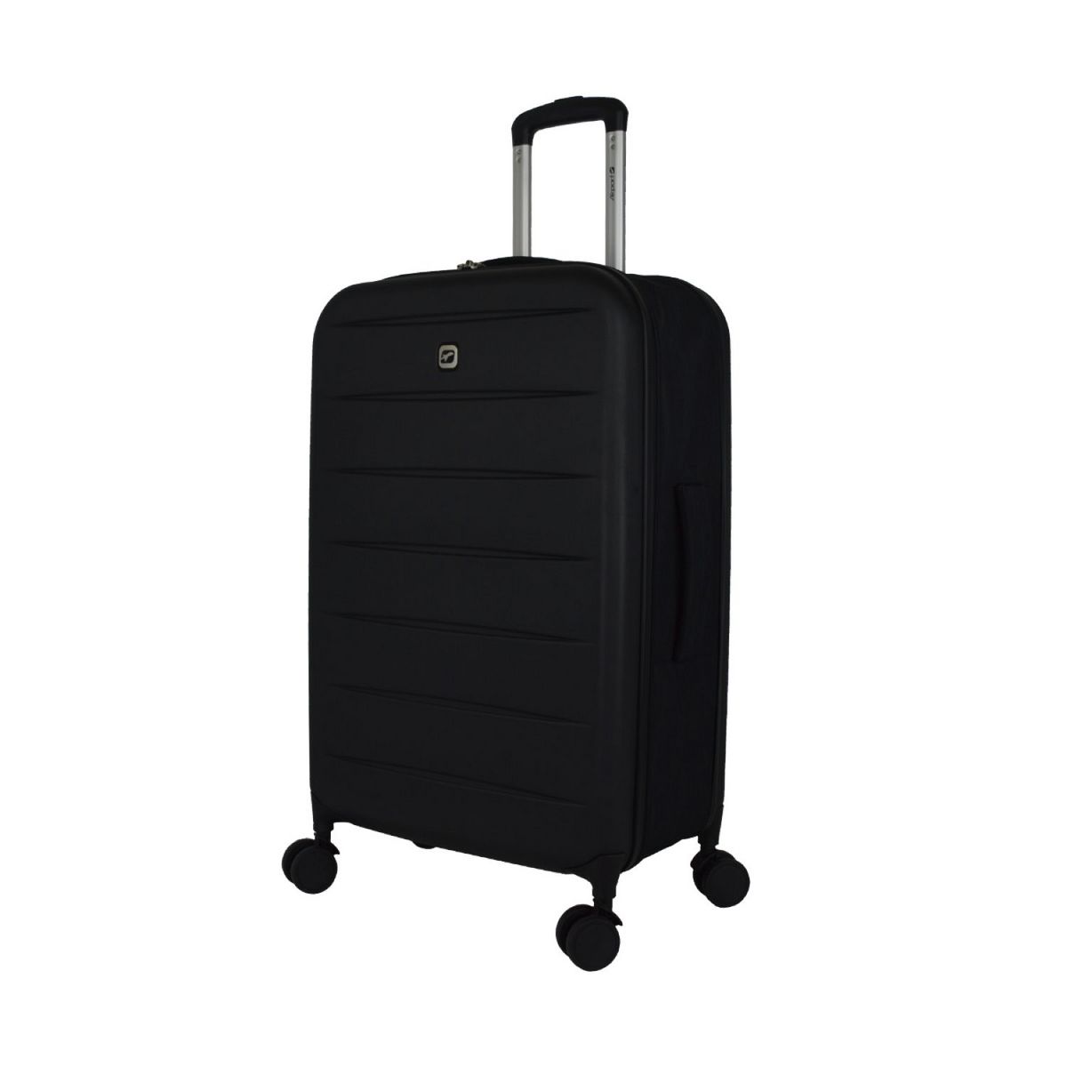 AIRPORT Grande valise pliable (extensible de 9 à 20 cm) à roulettes rigide noire 71x45x9-27cm