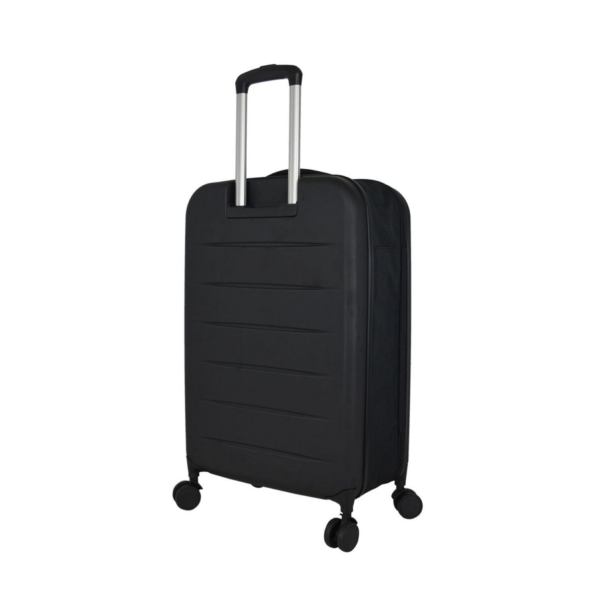 AIRPORT Grande valise pliable (extensible de 9 à 20 cm) à roulettes rigide noire 71x45x9-27cm