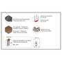 Voir la diapositive 5 : CERLAND Carport toit plat - Bois traité autoclave - 16,5 m² - VICTOR