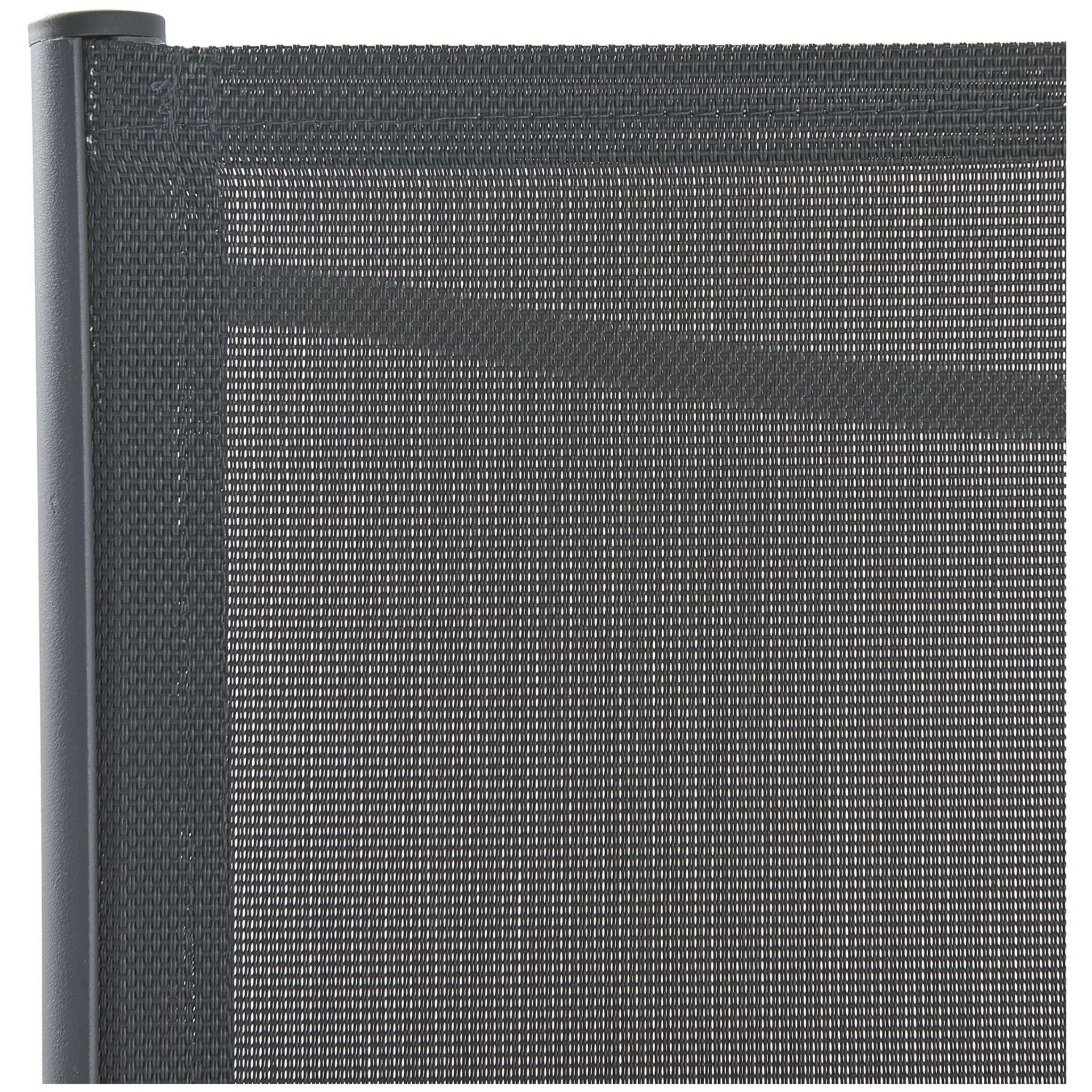 Voir la diapositive 2 : GARDENSTAR Fauteuil de jardin - Acier/textilène - Gris