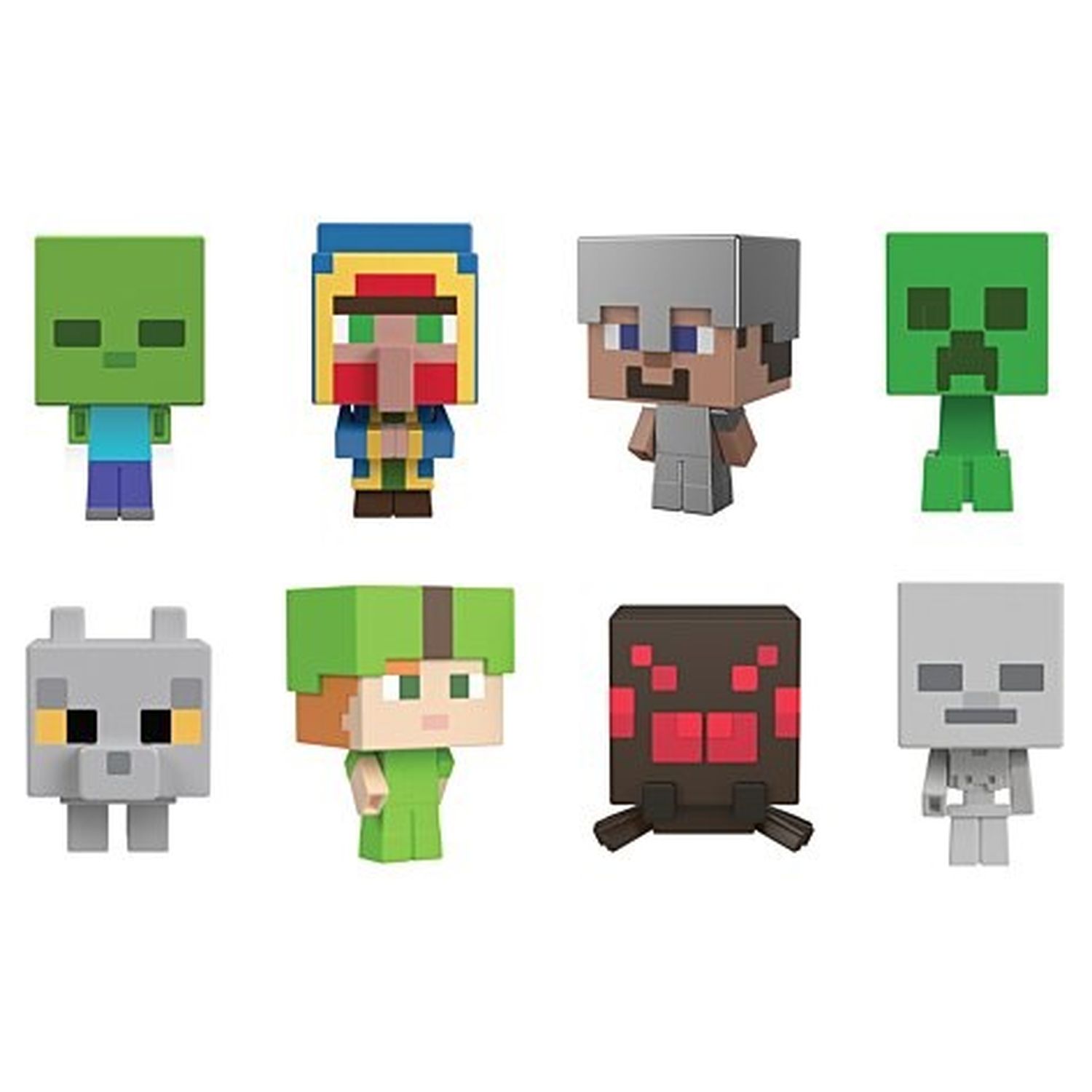 Voir la diapositive 3 : MATTEL Mini Tête modulable Minecraft
