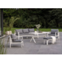 Voir la diapositive 1 : GARDENSTAR Salon de jardin - 5/7 places - Aluminium - Blanc