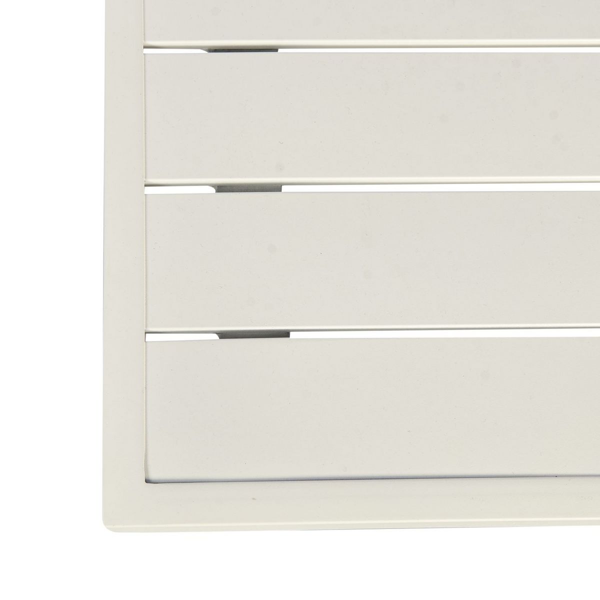 GARDENSTAR Salon de jardin - 5/7 places - Aluminium - Blanc