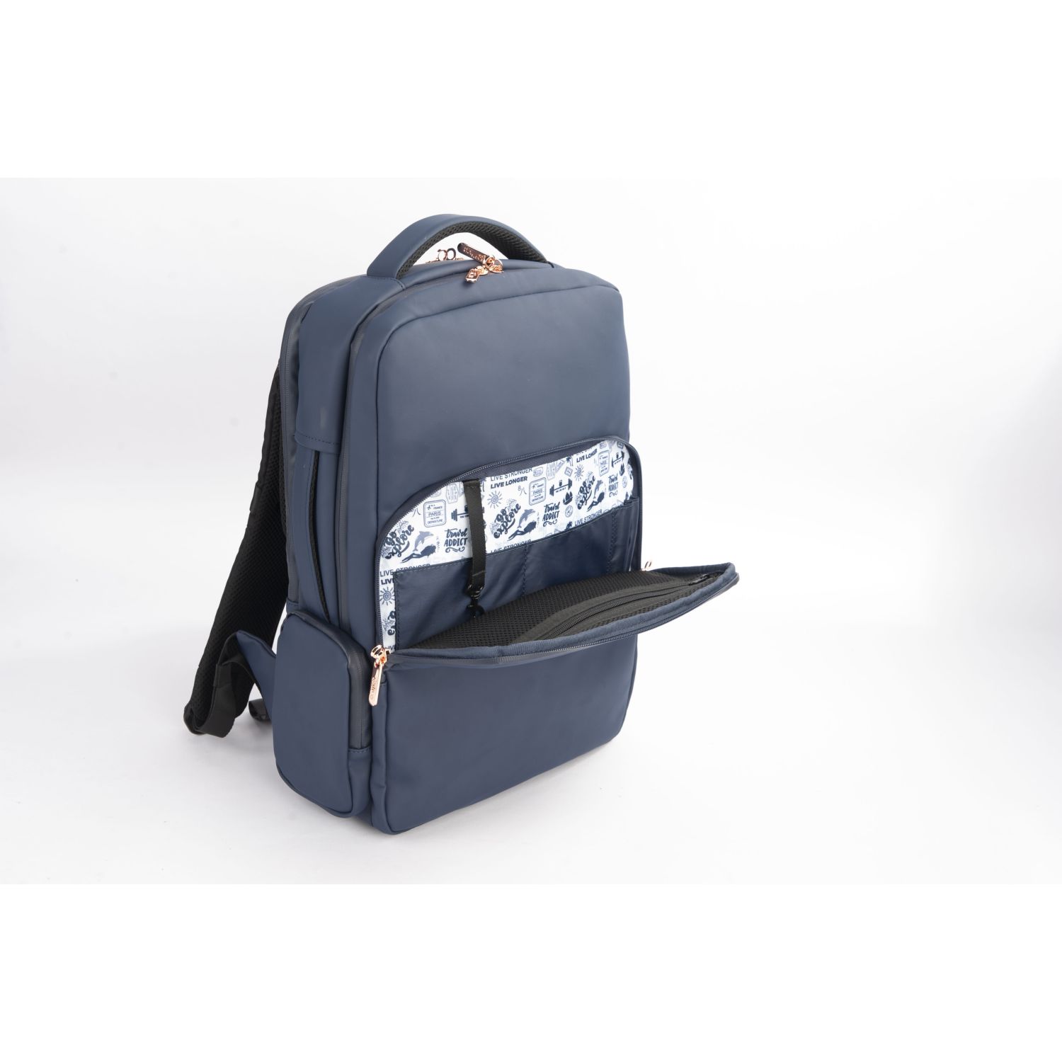 Voir la diapositive 3 : QILIVE Sac à dos pour PC 16" - Bleu