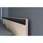 Voir la diapositive 4 : Lit double avec tête de lit et rangements 140X190 cm DOWNTON