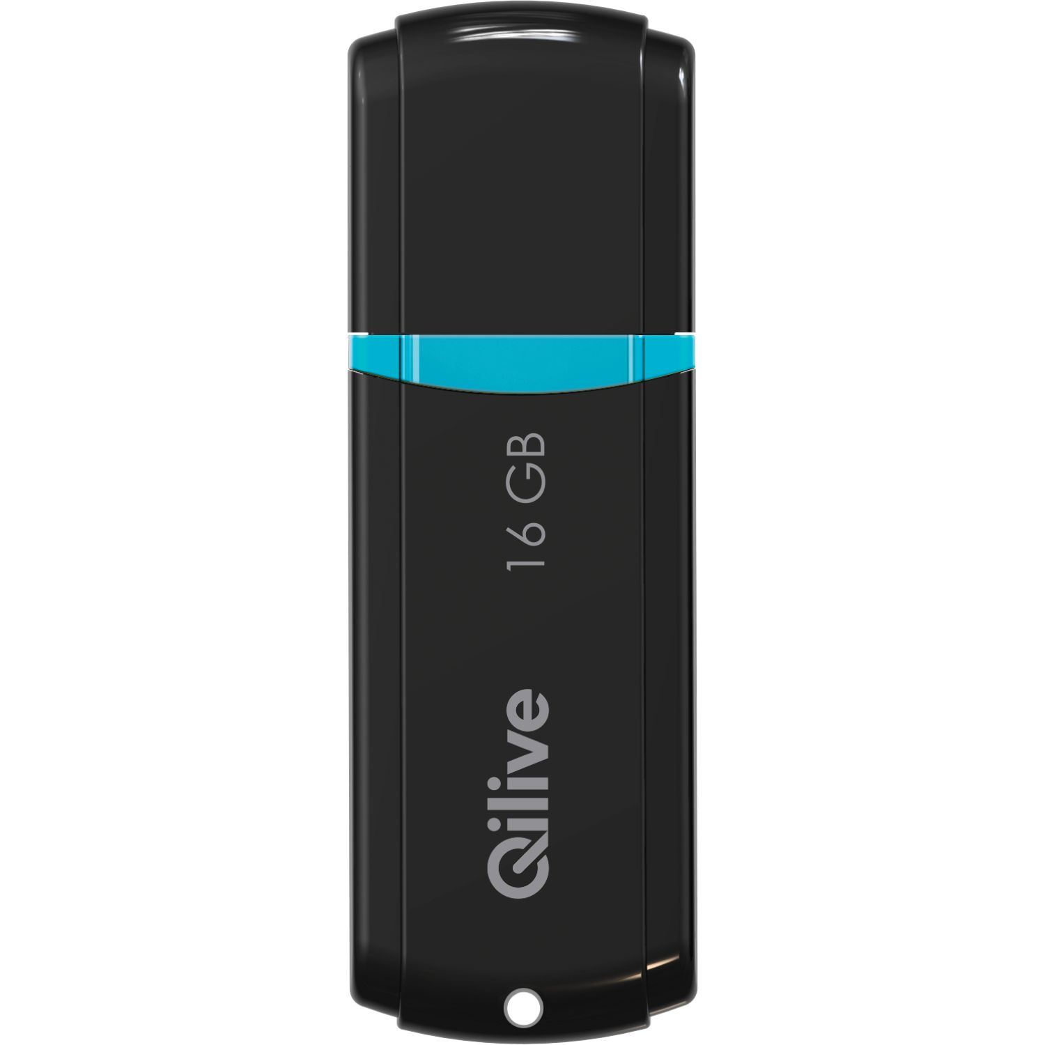 Voir la diapositive 2 : QILIVE Clé USB 2.0 16 Go - Noir