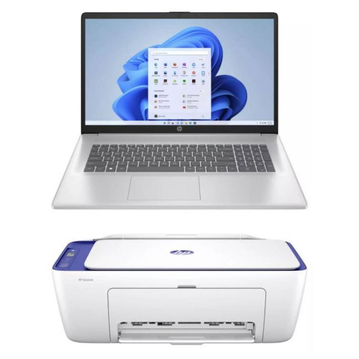 HP LAPTOP 17-CN0012NF + HP DESKJET 2821E