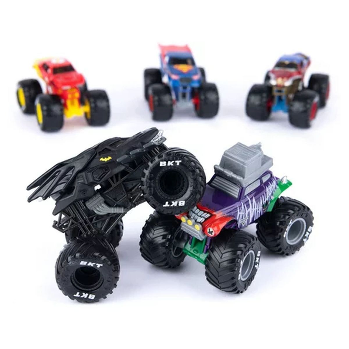 SPIN MASTER Pack de 5 véhicules Die Cast Monster Jam - DC Justice League VS The Joker