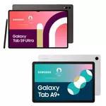 SAMSUNG Tablette tactile S9 Ultra avec Galaxy AI - 14.6 pouces -256 GO - Anthracite + Tablette tactile Galaxy Tab A9+ 11" Wifi 64 Go - Argent Offerte