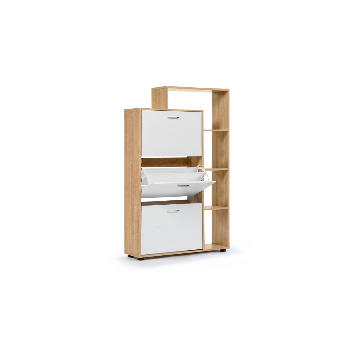 Meuble chaussures 3 portes avec étagère ZELIE