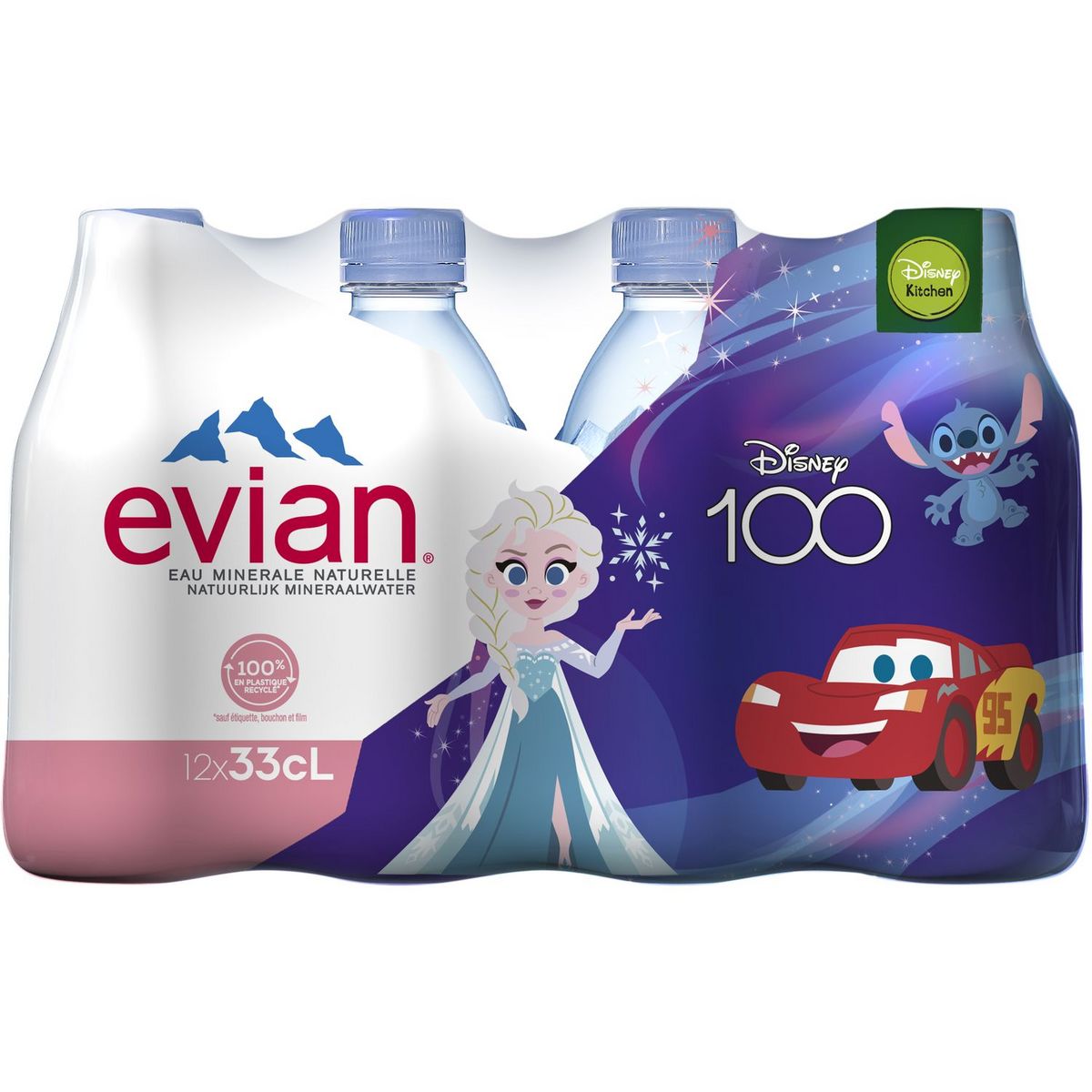 EVIAN Eau minérale plate naturelle bouteilles 12x33cl