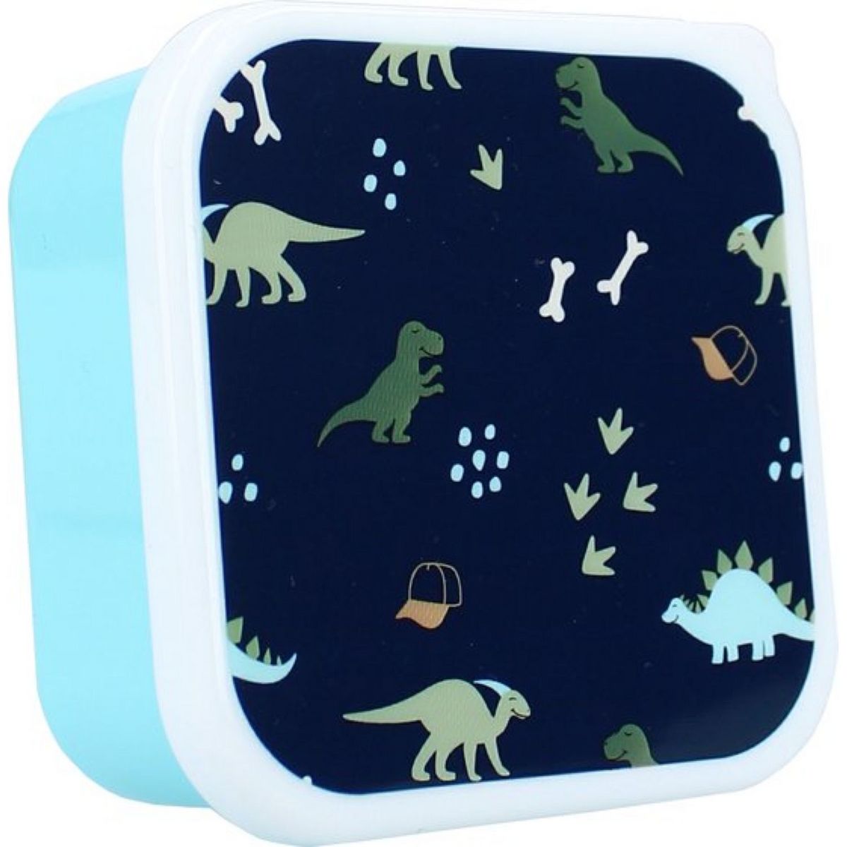 PRET Boîtes goûter x3 Dinosaure - Multicolore