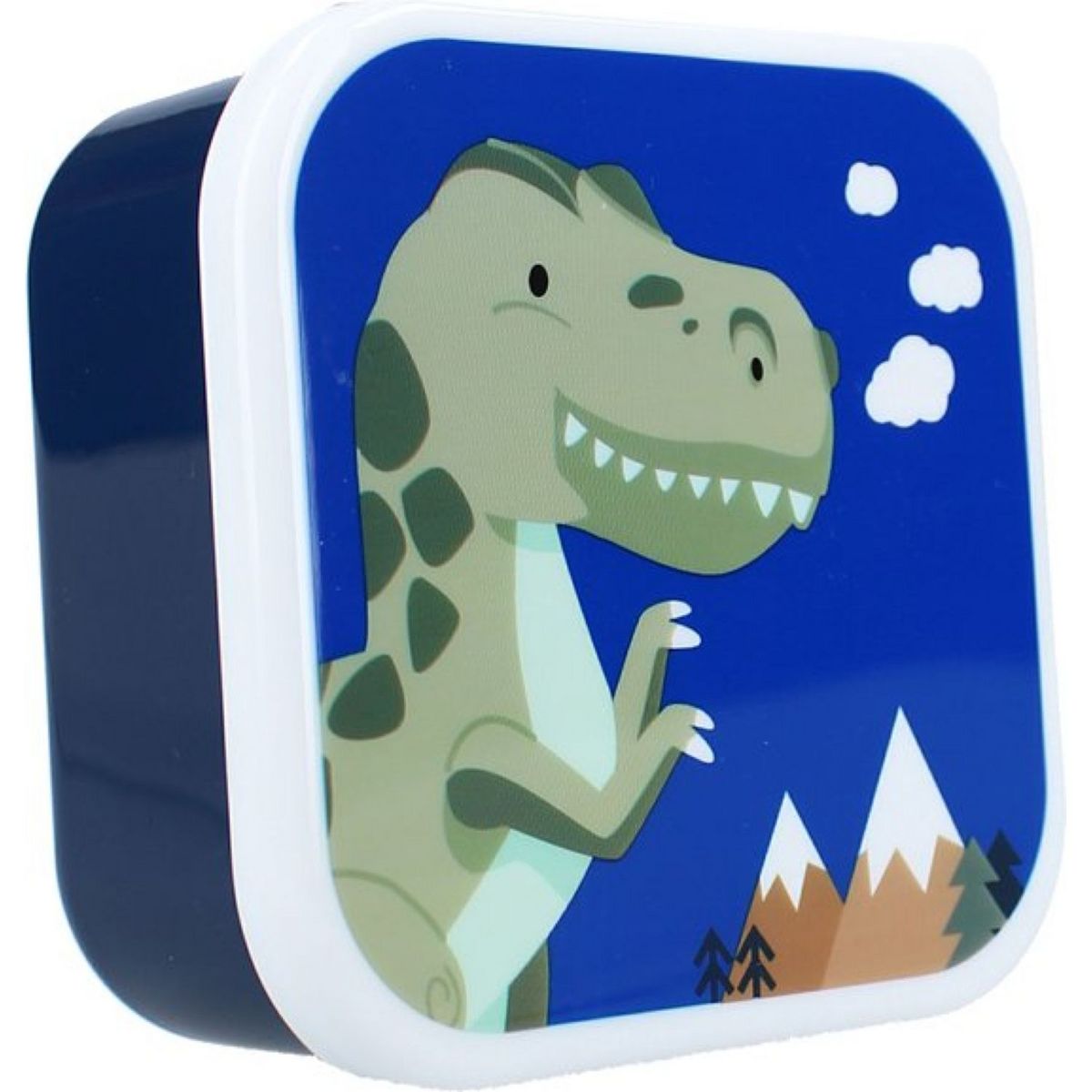 PRET Boîtes goûter x3 Dinosaure - Multicolore