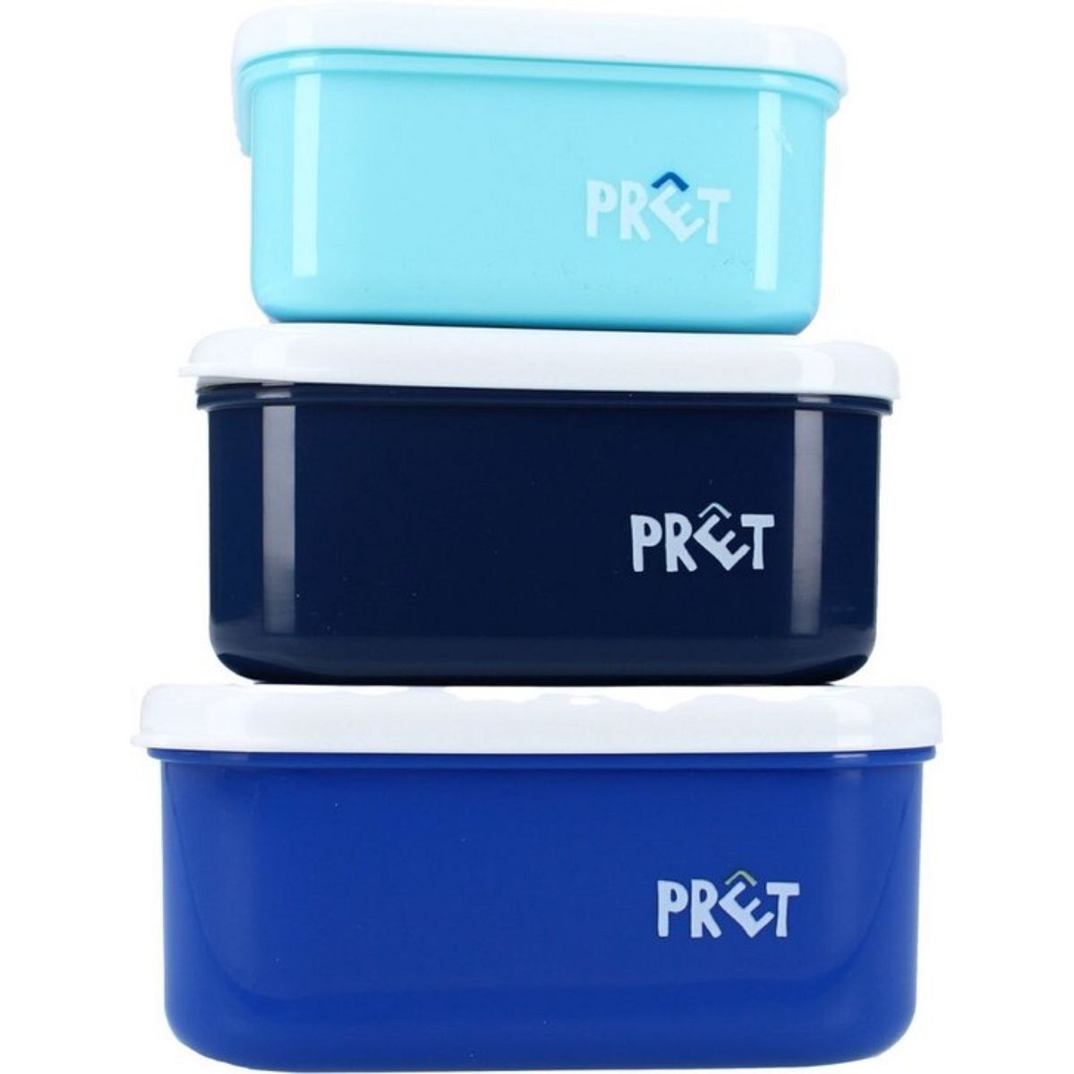 PRET Boîtes goûter x3 Dinosaure - Multicolore