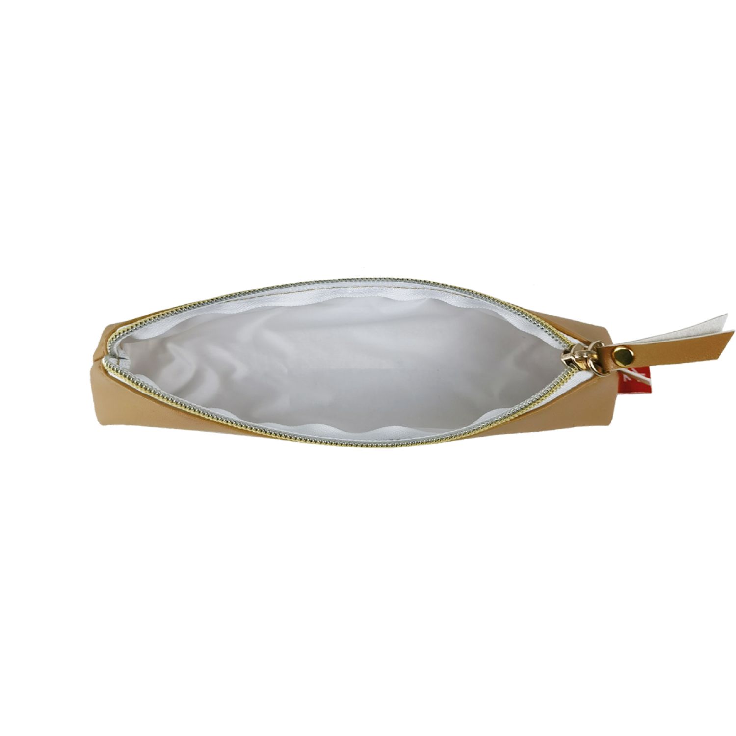 Voir la diapositive 4 : AUCHAN Trousse 1 compartiment marron
