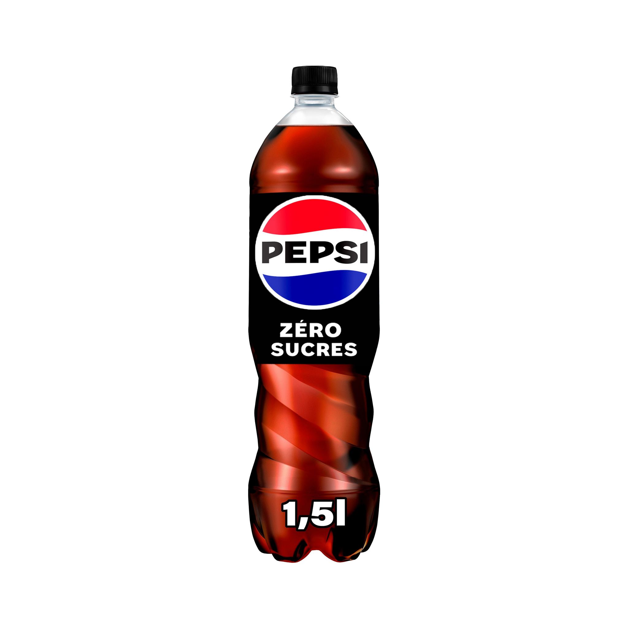 PEPSI ZÉRO Boisson gazeuse aux extraits végétaux sans sucres 1,5l