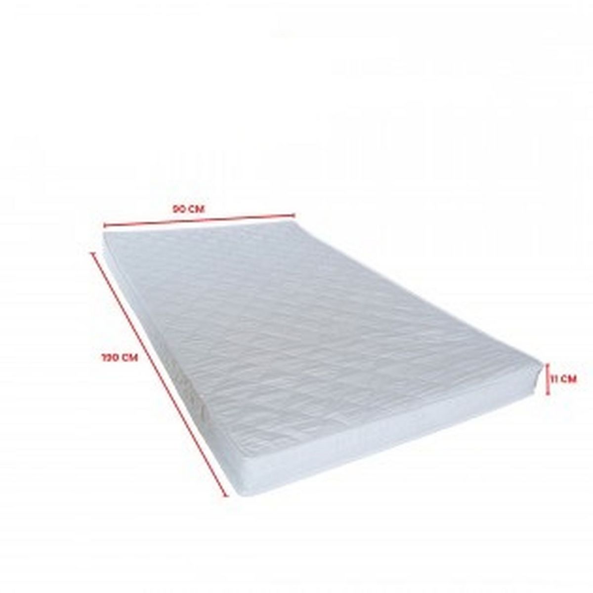 Matelas mousse 90X190cm DIONE
