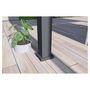 Voir la diapositive 8 : Pergola bioclimatique autoportante 3x4m Anthracite/blanc - OMBREA