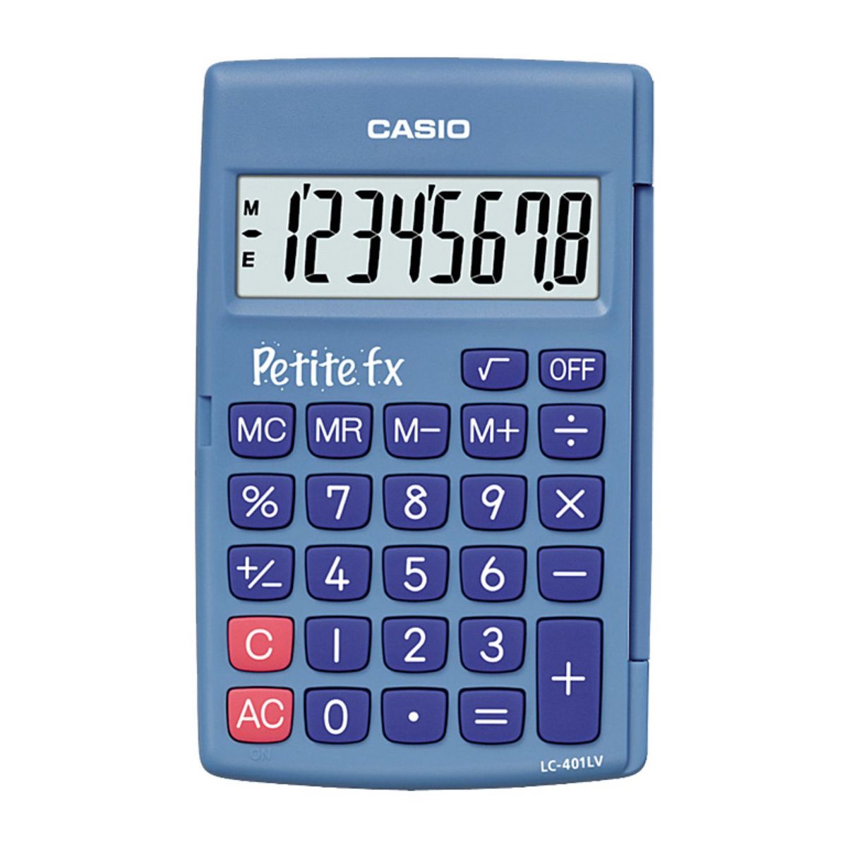 CASIO Calculatrice Petite fx bleue