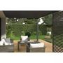 Voir la diapositive 2 : OMBREA Pergola bioclimatique - Adossée - aluminium Anthracite - 3x4m