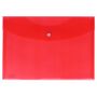 Voir la diapositive 6 : AUCHAN Enveloppe en plastique A4 a bouton pression - Couleurs assorties