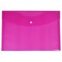Voir la diapositive 2 : AUCHAN Enveloppe en plastique A4 a bouton pression - Couleurs assorties