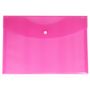 Voir la diapositive 5 : AUCHAN Enveloppe en plastique A4 a bouton pression - Couleurs assorties
