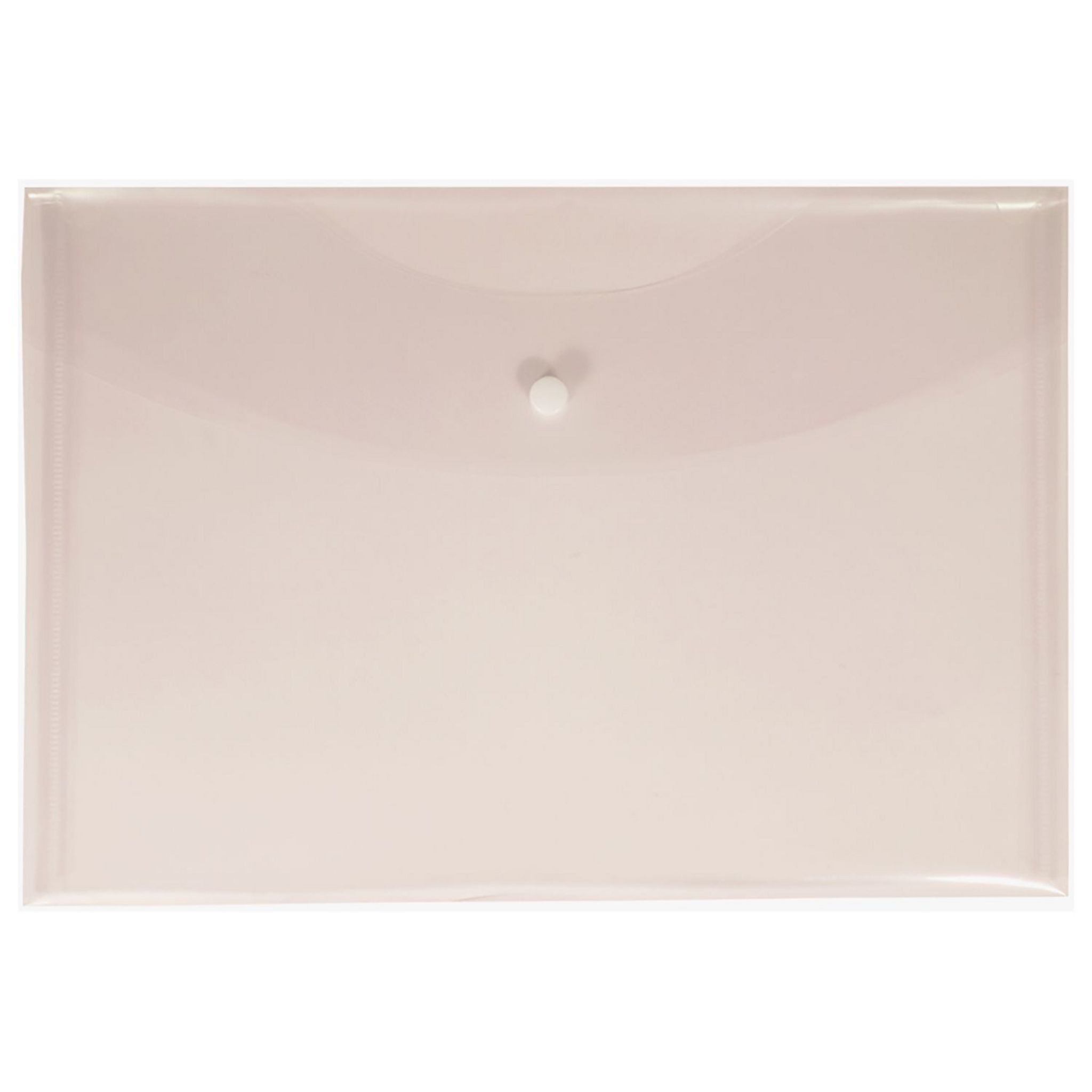 Voir la diapositive 9 : AUCHAN Enveloppe en plastique A4 a bouton pression - Couleurs assorties