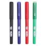Voir la diapositive 2 : AUCHAN Lot de 4 stylos roller pointe moyenne 0.7mm coloris assortis