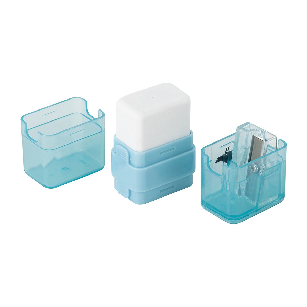 AUCHAN Taille-crayons gomme 1 trou